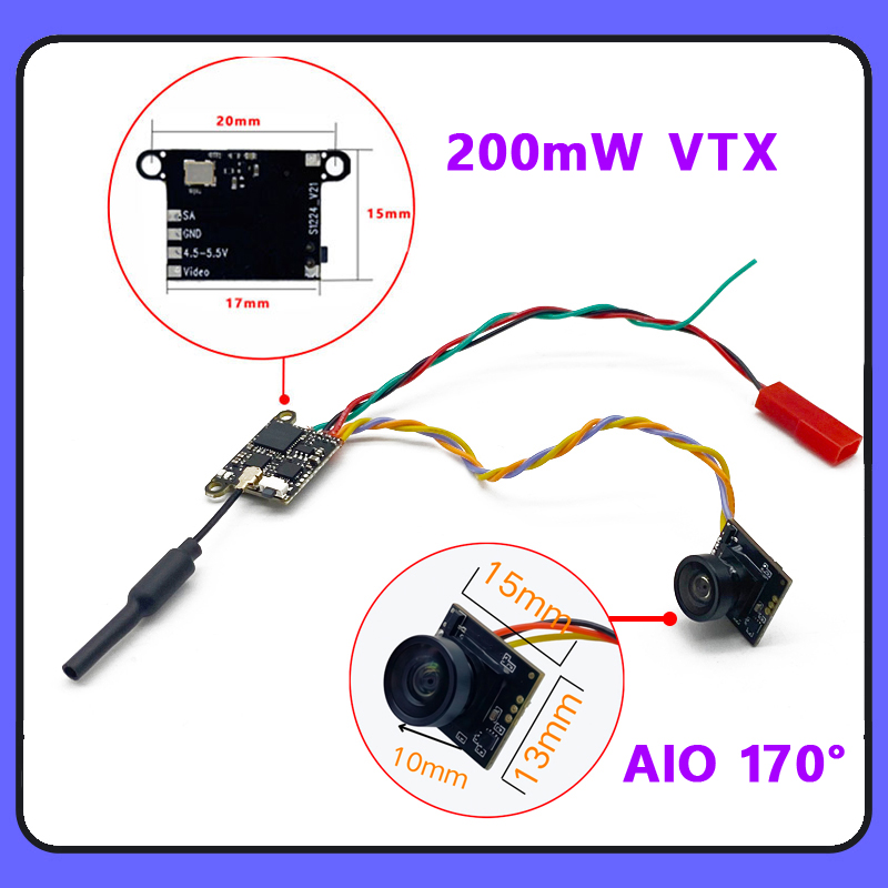 SLONWAKE 5.8G 1200TVL FPV Came - Drone Transmitter 评论和价格