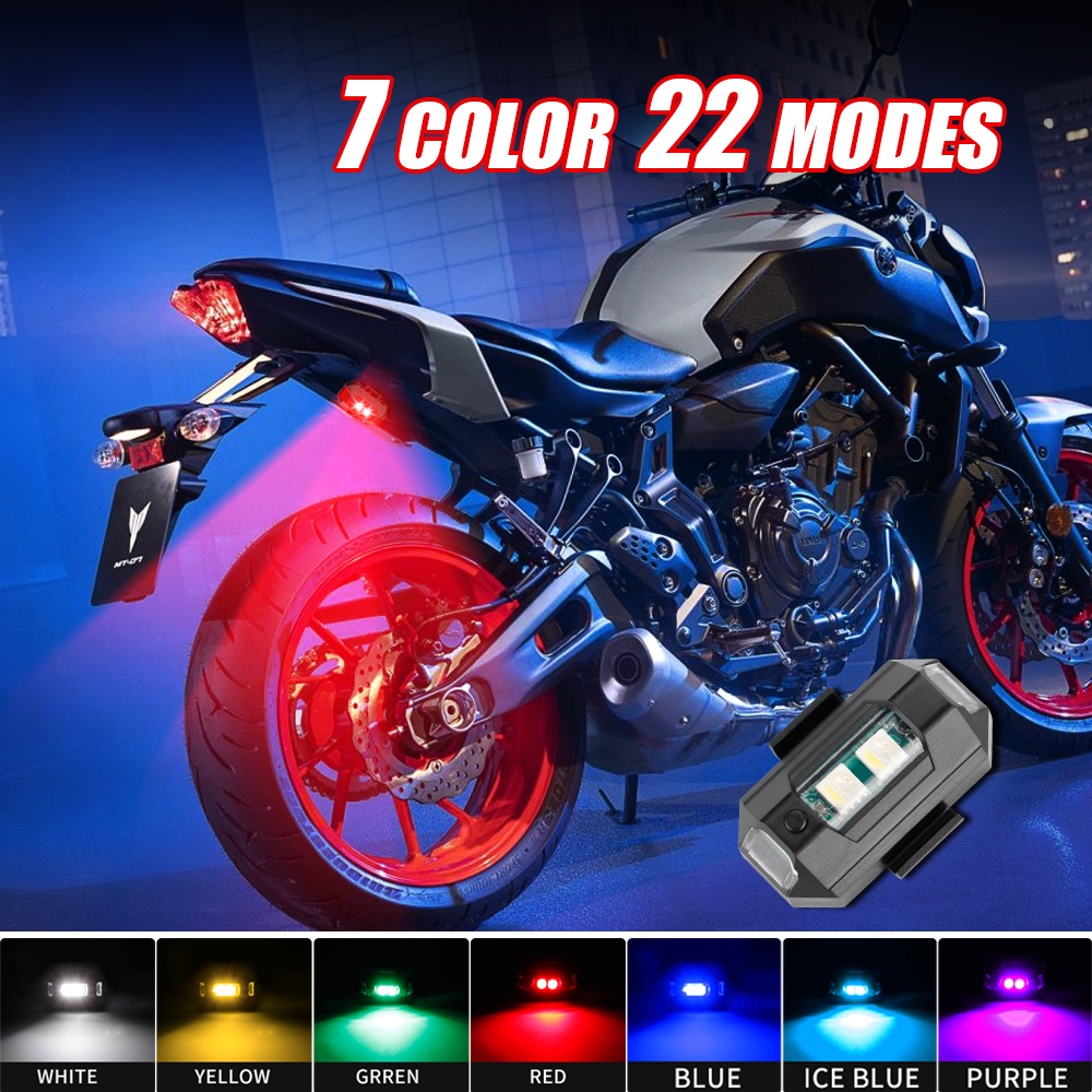 1PC 7 Color Mini USB Charging  - Drone Led Light 评论和价格